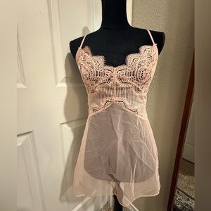 Victoria's Secret Blush Lace Chemise